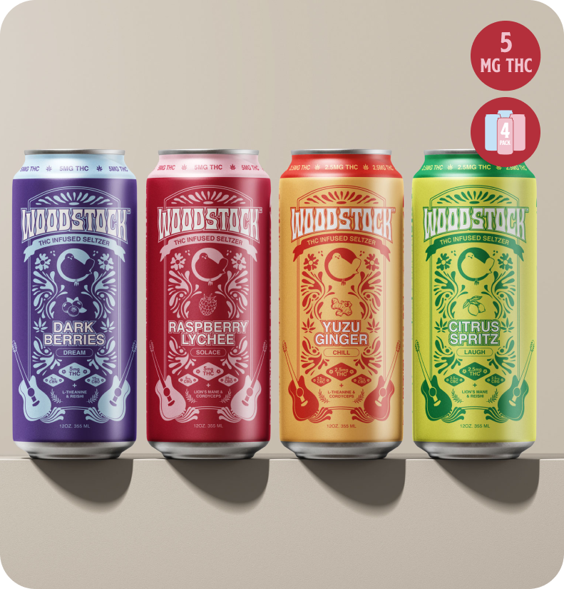 Low-Dose Pack (2 Raspberry Lychee, 2 Dark Berries)