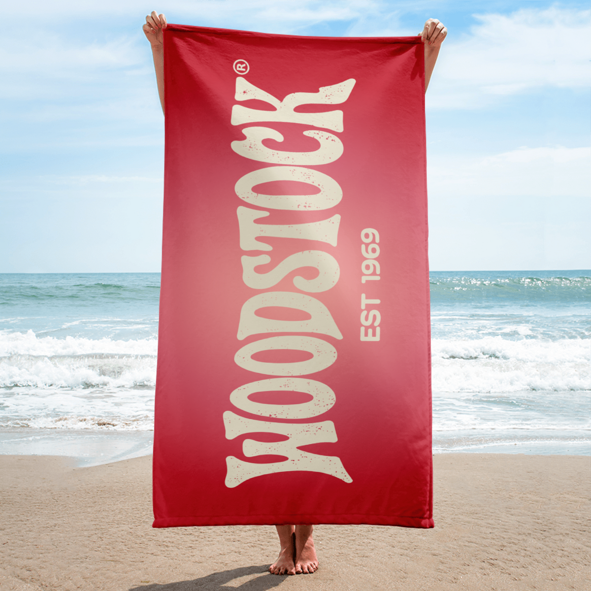 Woodstock Est. 1969 Beach Towel